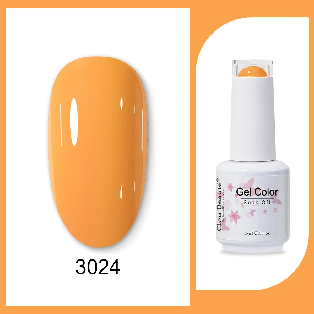 Clou Beaute Neon Gel Polish 15ml – Semi Permanent UV/LED