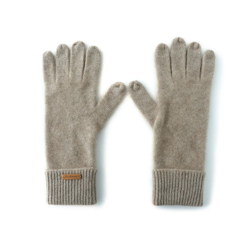 Women’s Cashmere Touchscreen Gloves – Soft Warm Mittens