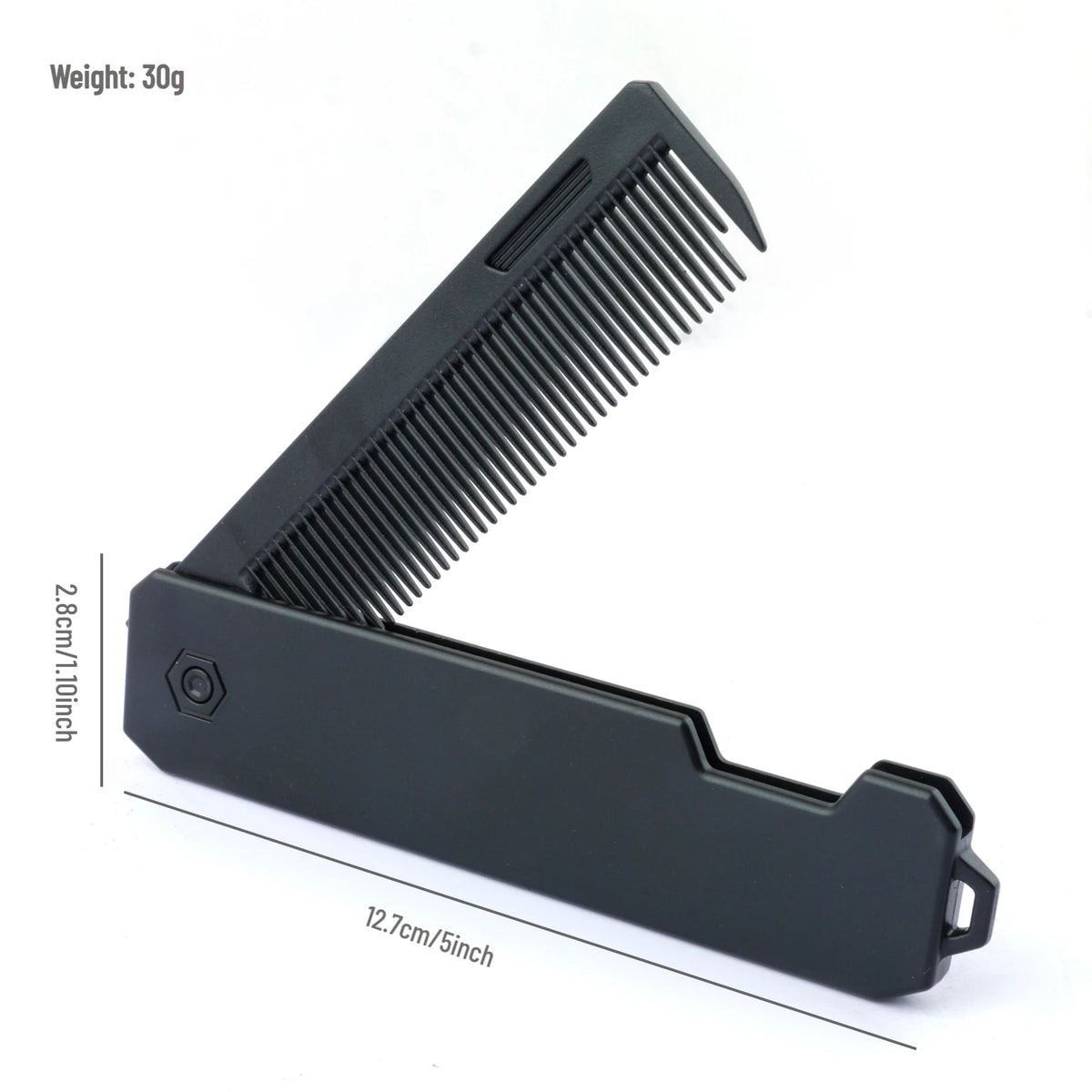 3-in-1 Pocket Folding Comb Set