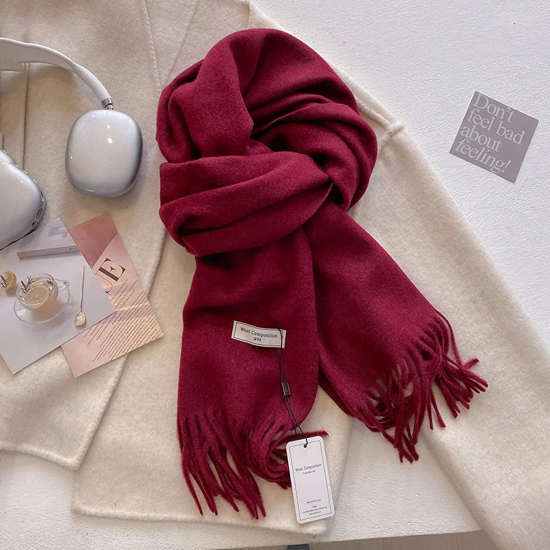 Luxury Wool Cashmere Scarf