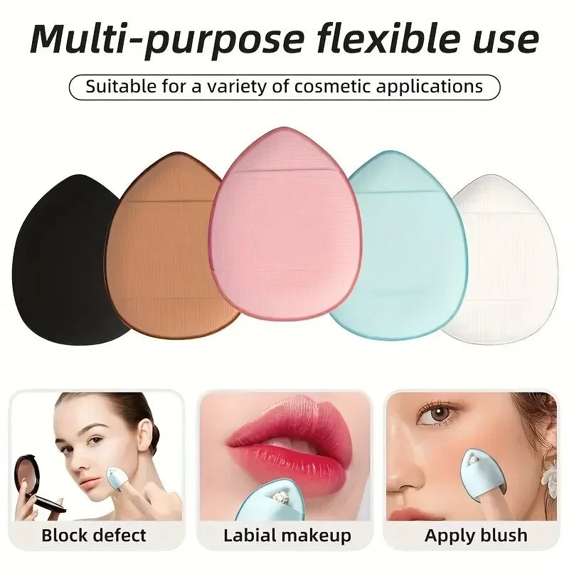 Powder Sponge 5/10Pcs Mini Finger Puff Foundation