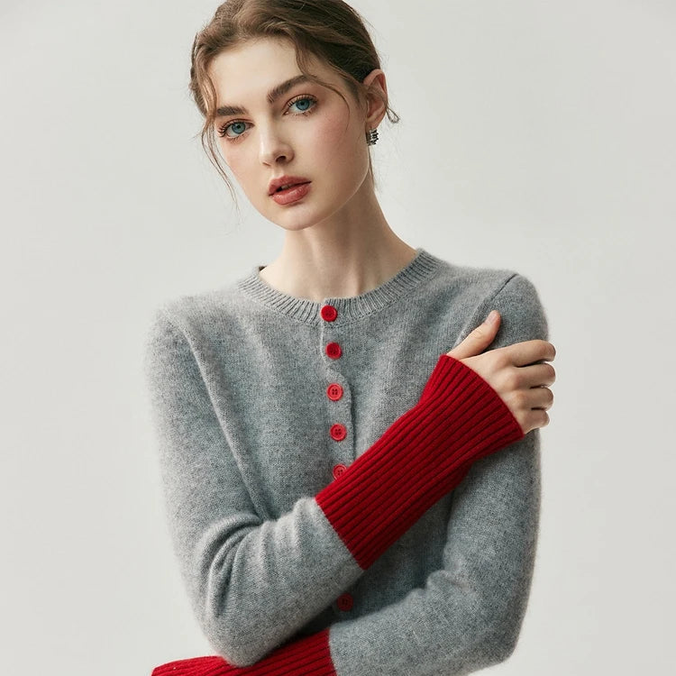 Cashmere Cardigan Round Neck – Autumn/Winter