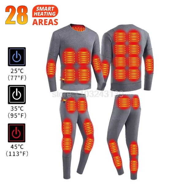 Heated Thermal Long Johns - Men & Women