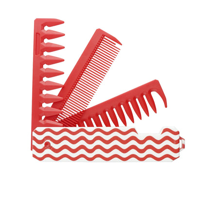3-in-1 Pocket Folding Comb Set