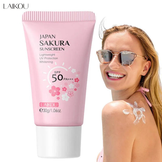 Laikou Sakura SPF 50 Sunscreen Cream – 30g