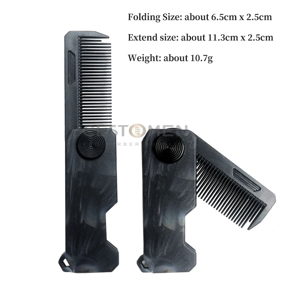 3-in-1 Pocket Folding Comb Set