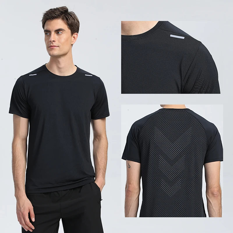 Quick Dry Men Running T-shirt Fitness Sports Top