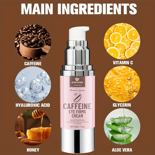 Crème contour des yeux à la caféine, flacon pompe 50 g – vue 2