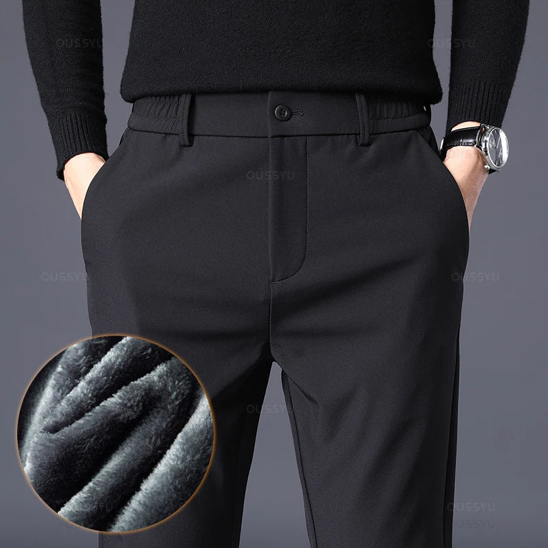 Winter Warm Men's Fleece Pants – Style Meets Comfort