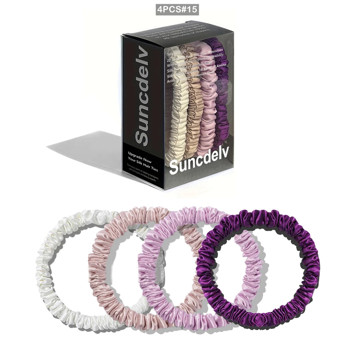 Mulberry Silk Scrunchies Set