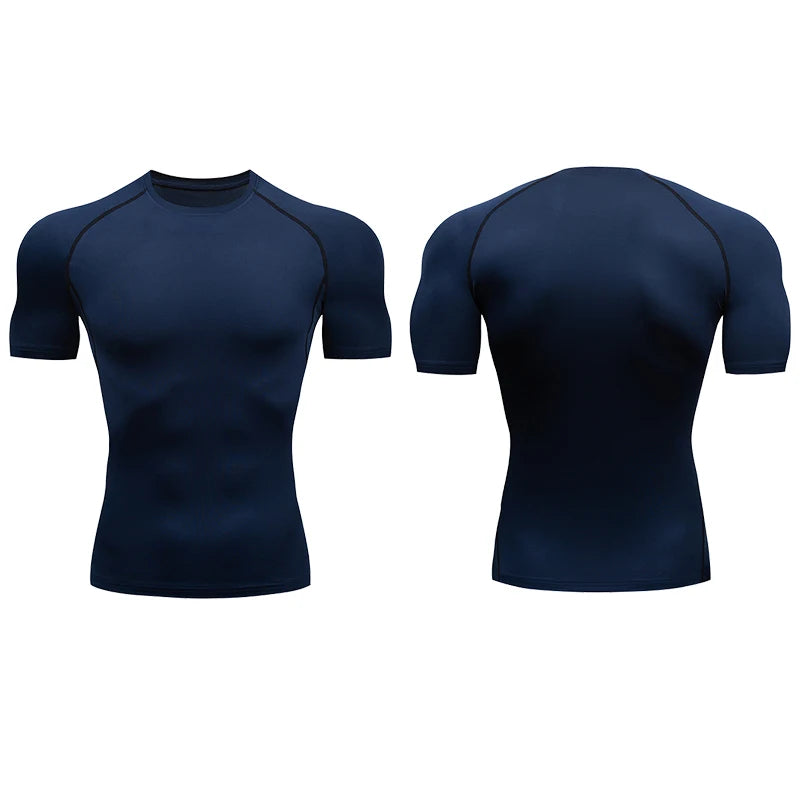 Running Compression T-shirt Short Sleeve Sport