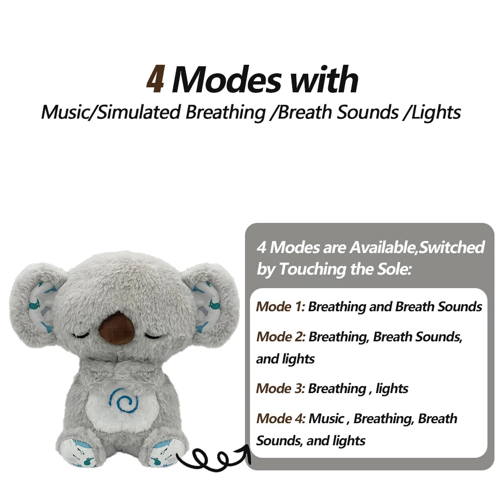 Breathing Bear Baby Soothing Otter Plush Toy The Perfect Sleep Companion for Your Little One