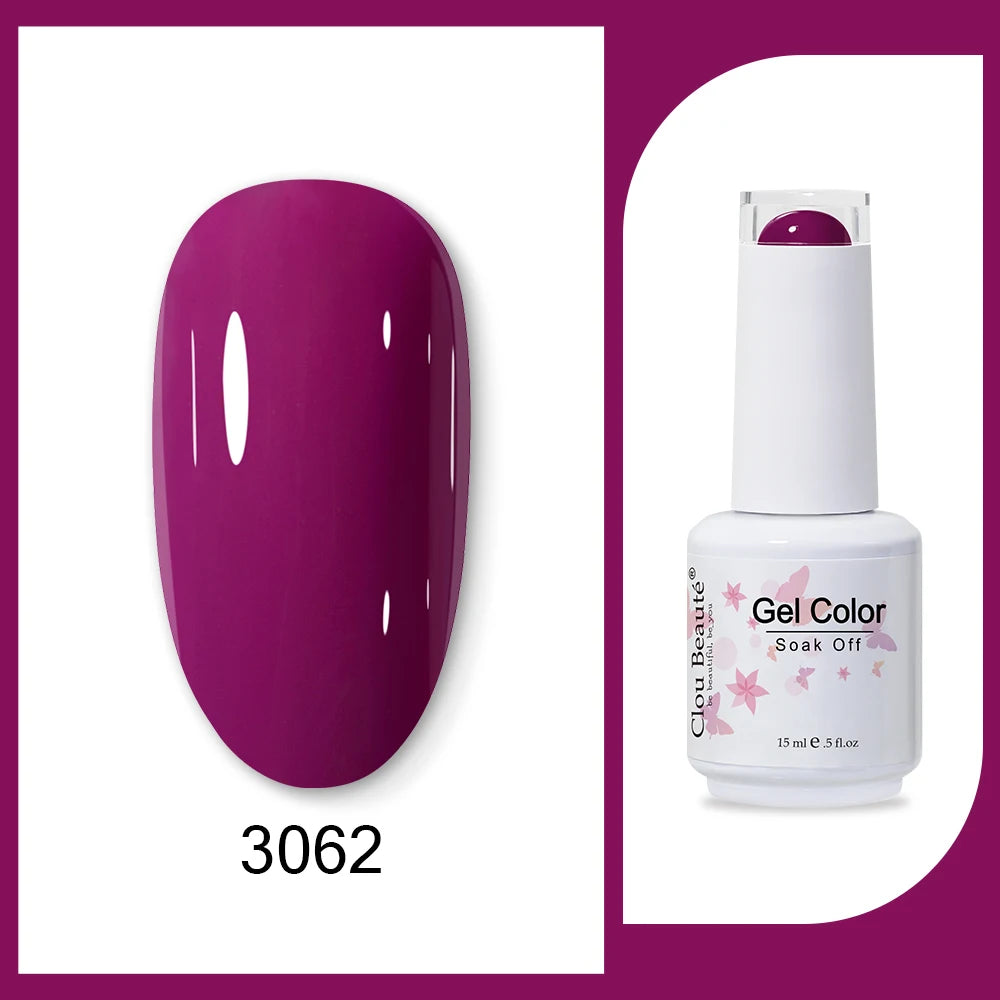 Clou Beaute Neon Gel Polish 15ml – Semi Permanent UV/LED