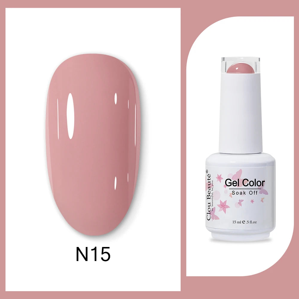 Clou Beaute Neon Gel Polish 15ml – Semi Permanent UV/LED
