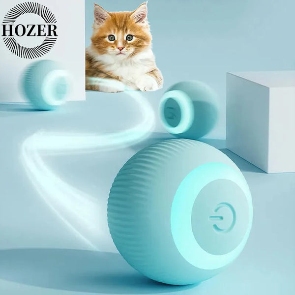 Smart Rolling Cat Toy - Interactive Ball