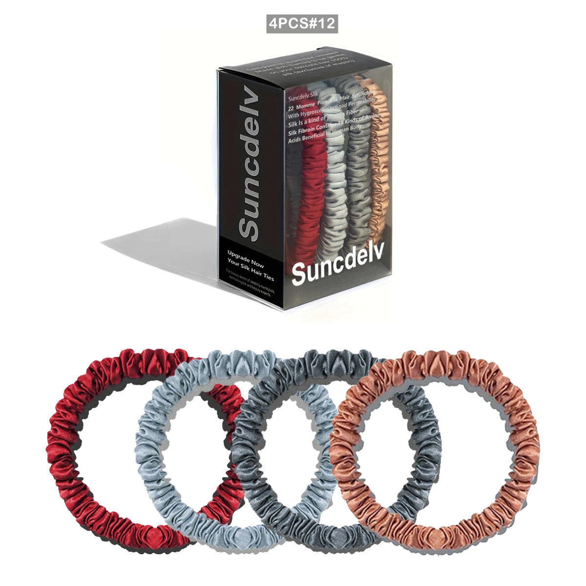 Mulberry Silk Scrunchies Set