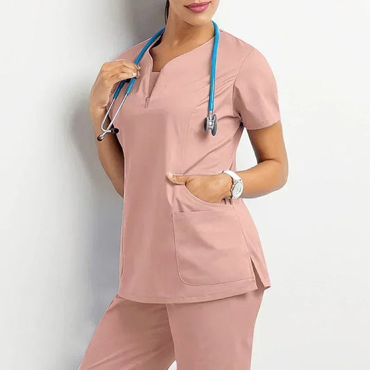 Nursing Uniform V-neck Jogger