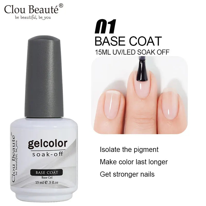 Clou Beaute Neon Gel Polish 15ml – Semi Permanent UV/LED