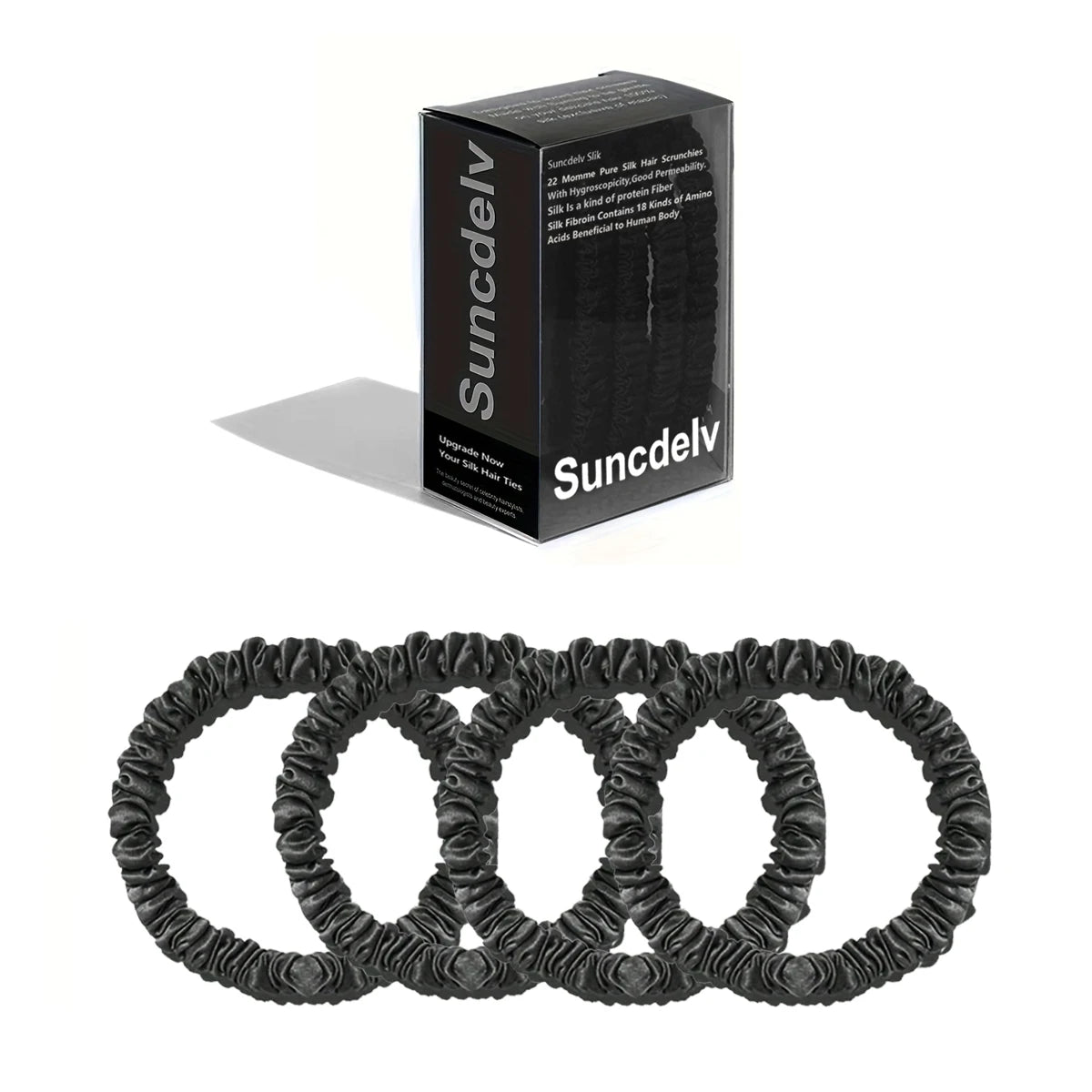 Mulberry Silk Scrunchies Set