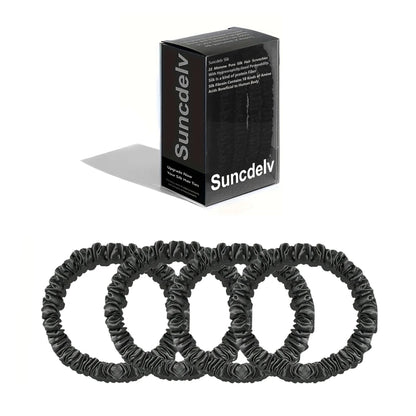 Mulberry Silk Scrunchies Set