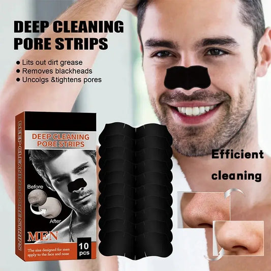 Men'S Blackheads Tighten Pores, Pimples, Acne, Blackheads Clean, Shrink .