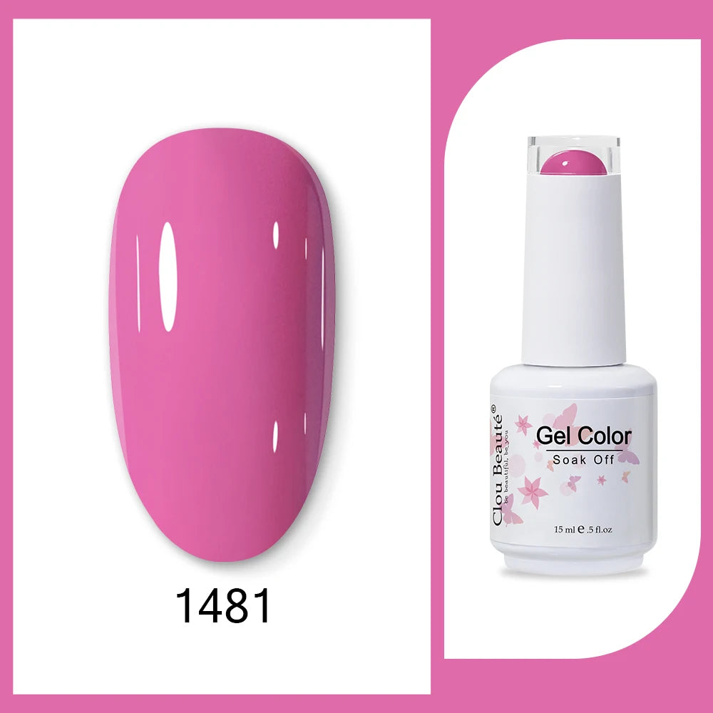 Clou Beaute Neon Gel Polish 15ml – Semi Permanent UV/LED