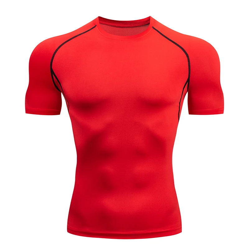 Running Compression T-shirt Short Sleeve Sport