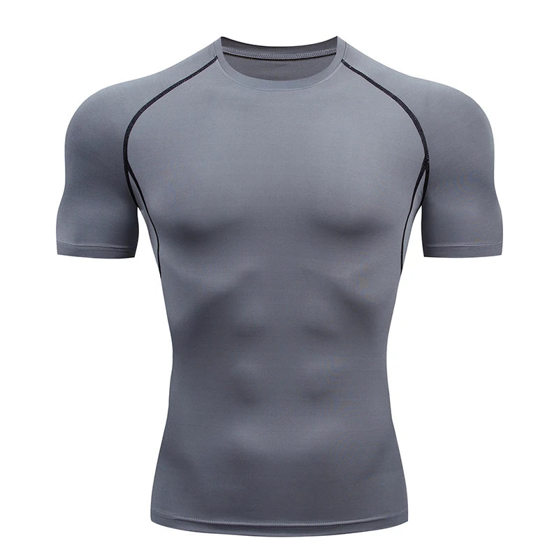 Running Compression T-shirt Short Sleeve Sport