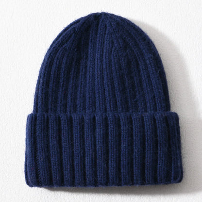 Satin-Lined Winter Beanie – Cashmere Blend Knit