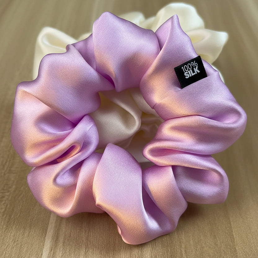 Silk Scrunchies – Gentle Hair Care