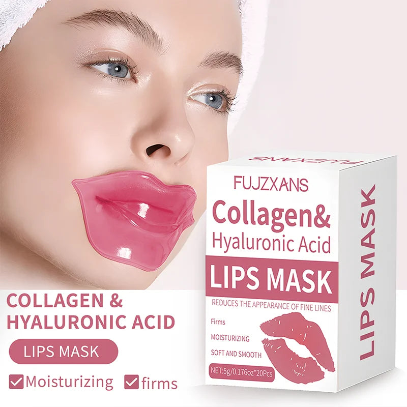 Collagen Hydrating Lip Masks – 20 Pcs