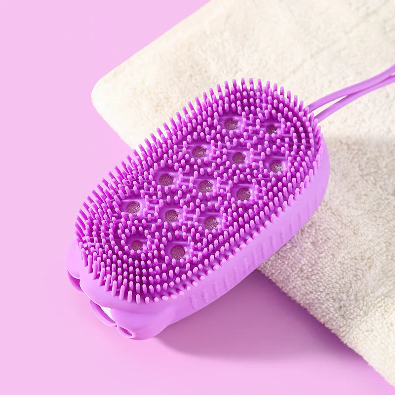 Silicone Foaming Bath Brush riazexpress