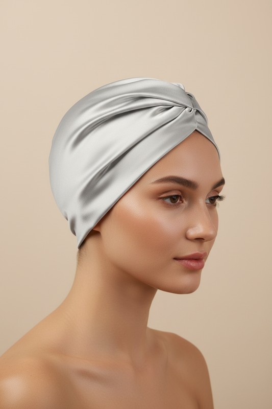 Bonnet de Nuit en Soie 19 Momme – 100% Soie Mûrier