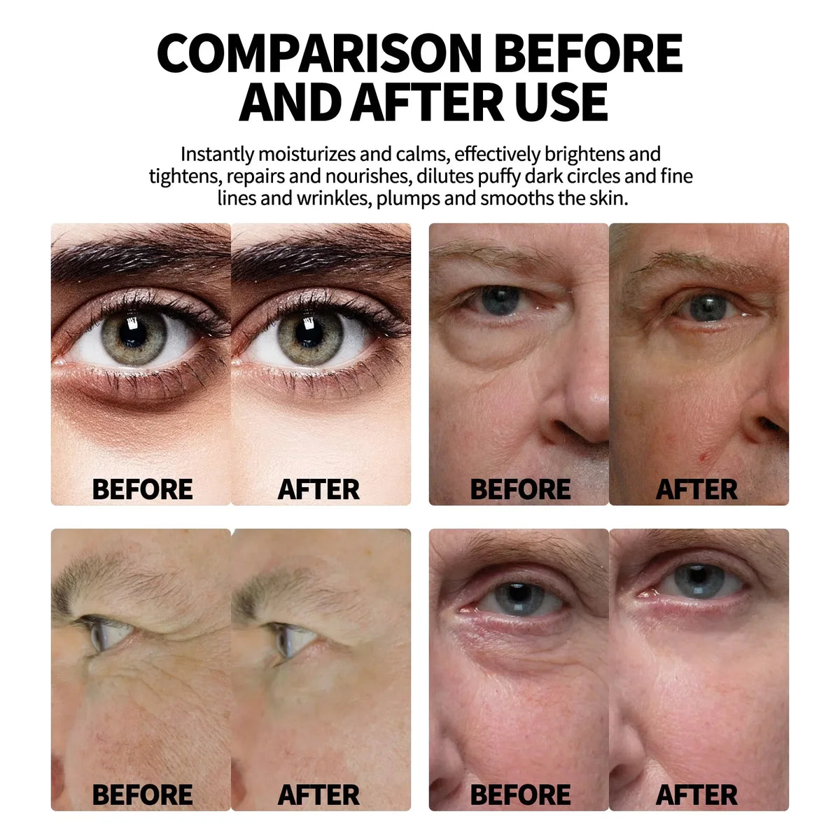 Crème contour des yeux pour homme au rétinol – vue 3