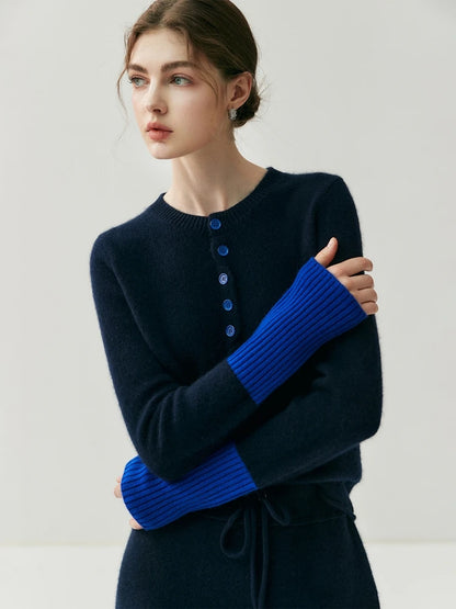 Cashmere Cardigan Round Neck – Autumn/Winter