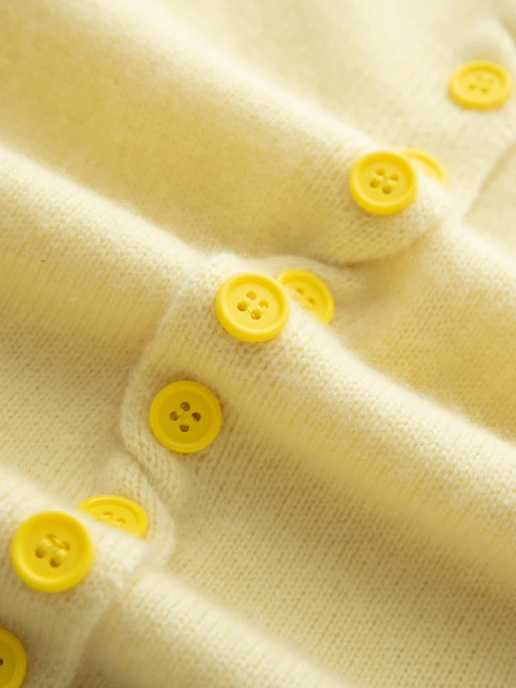 Cashmere Cardigan Round Neck – Autumn/Winter