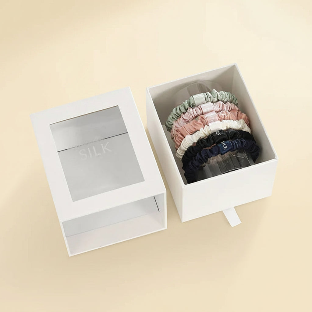 22 Momme Silk Scrunchie Set – OEKO-TEX Certified