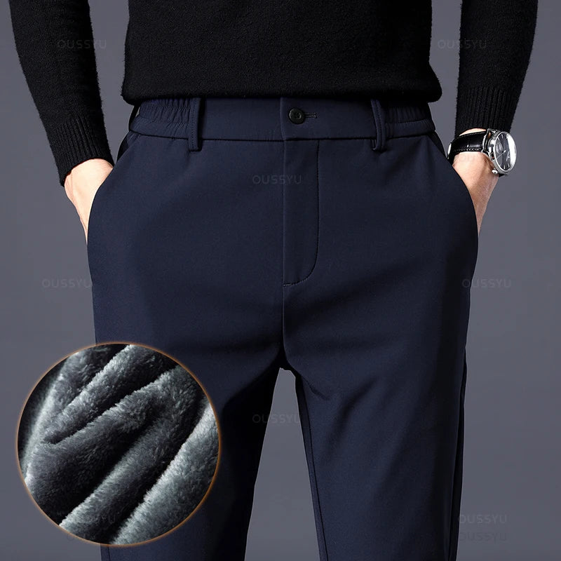 Winter Warm Men's Fleece Pants – Style Meets Comfort