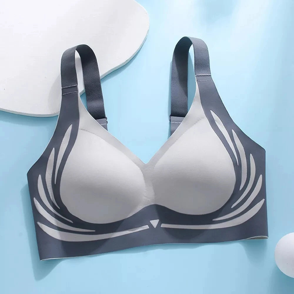 Seamless V-Neck Comfort Bra