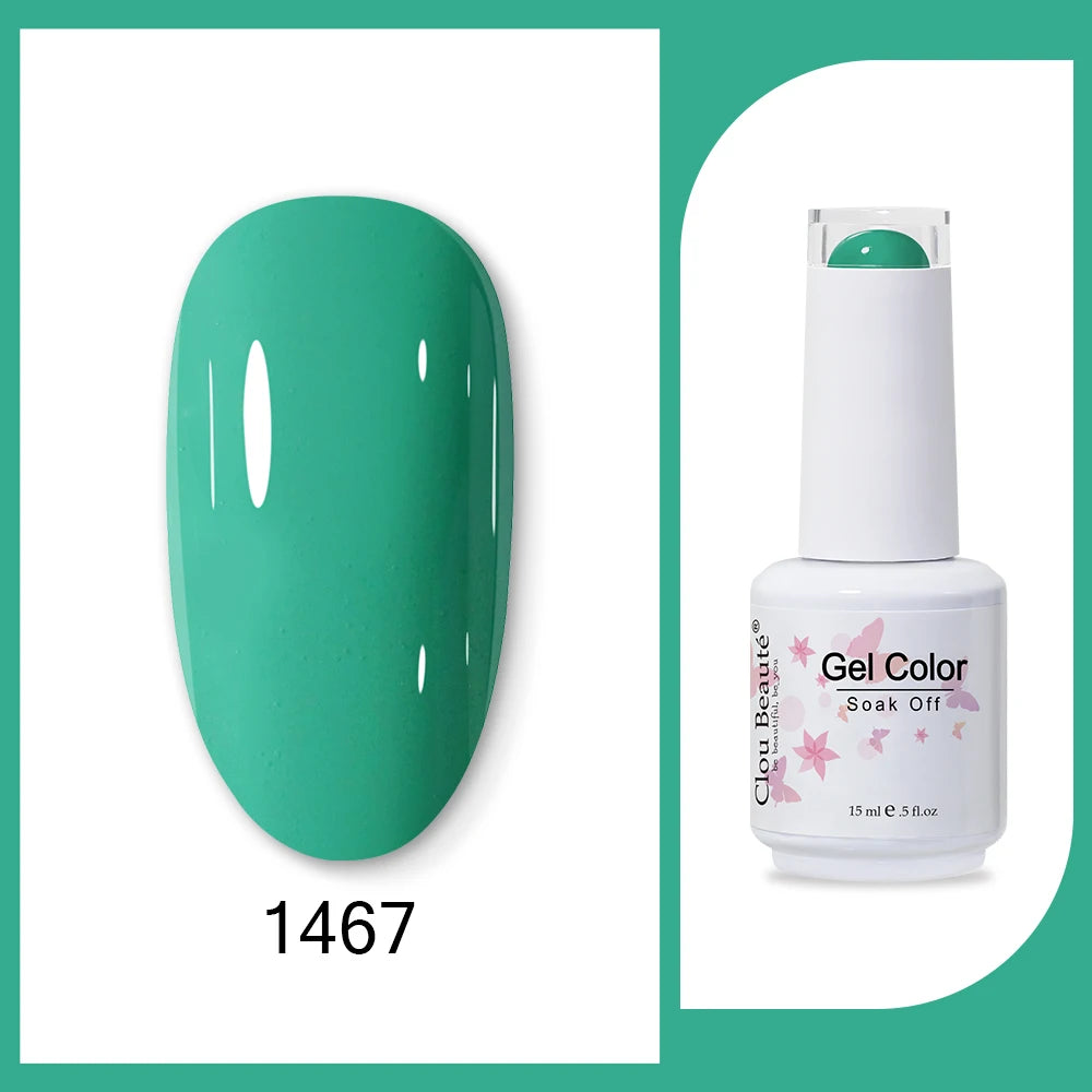 Clou Beaute Neon Gel Polish 15ml – Semi Permanent UV/LED