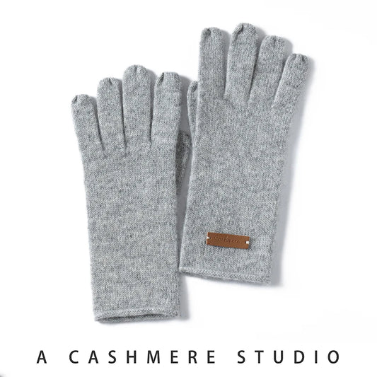 Unisex Cashmere Gloves – Warm Knit Winter Gloves