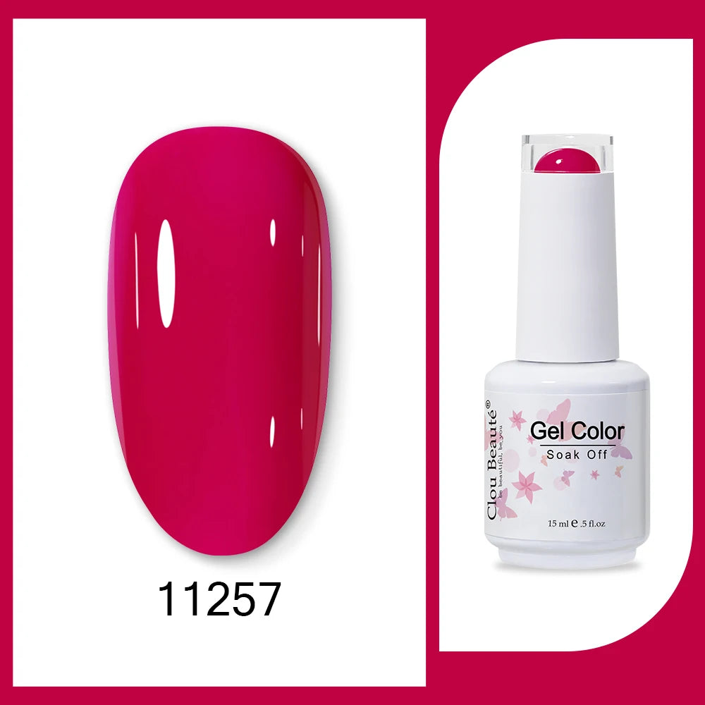 Clou Beaute Neon Gel Polish 15ml – Semi Permanent UV/LED