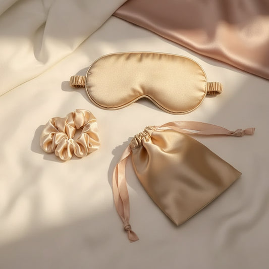 Silk Sleep Eye Mask Set
