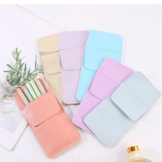 PU Leather Pencil Bags for Pocket Doctor Nurse Pen Pouch Hospital Business Pen Holder