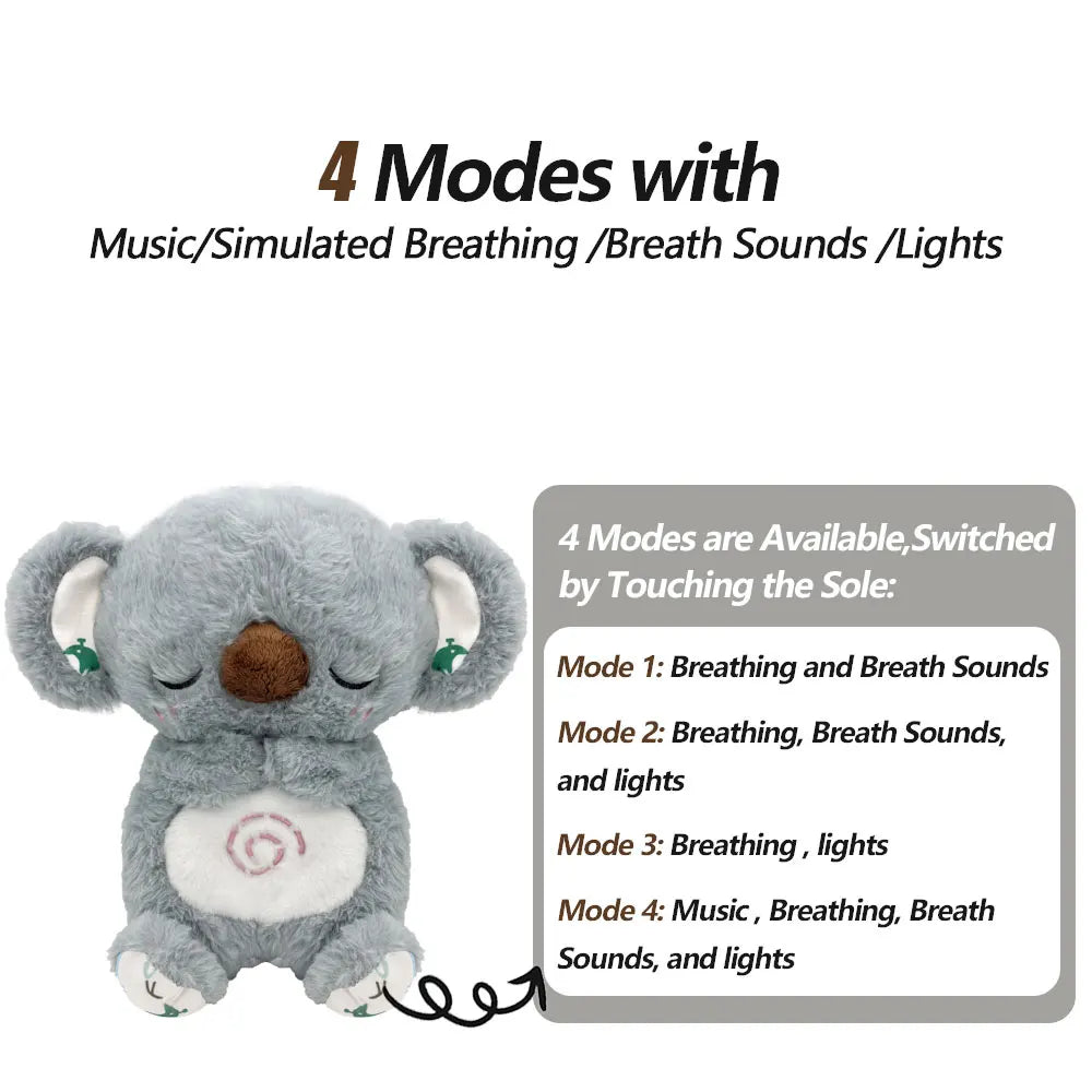 Breathing Bear Baby Soothing Otter Plush Toy The Perfect Sleep Companion for Your Little One