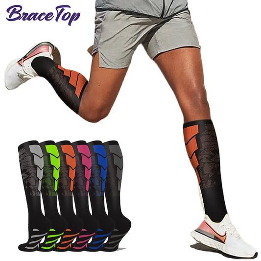 1 Pair Sports Compression Socks for Women and Men - Calf