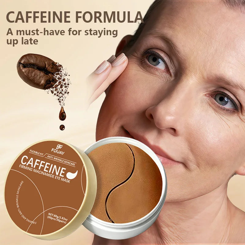 Patchs yeux éclat à la caféine et niacinamide, 60 pièces – vue 4