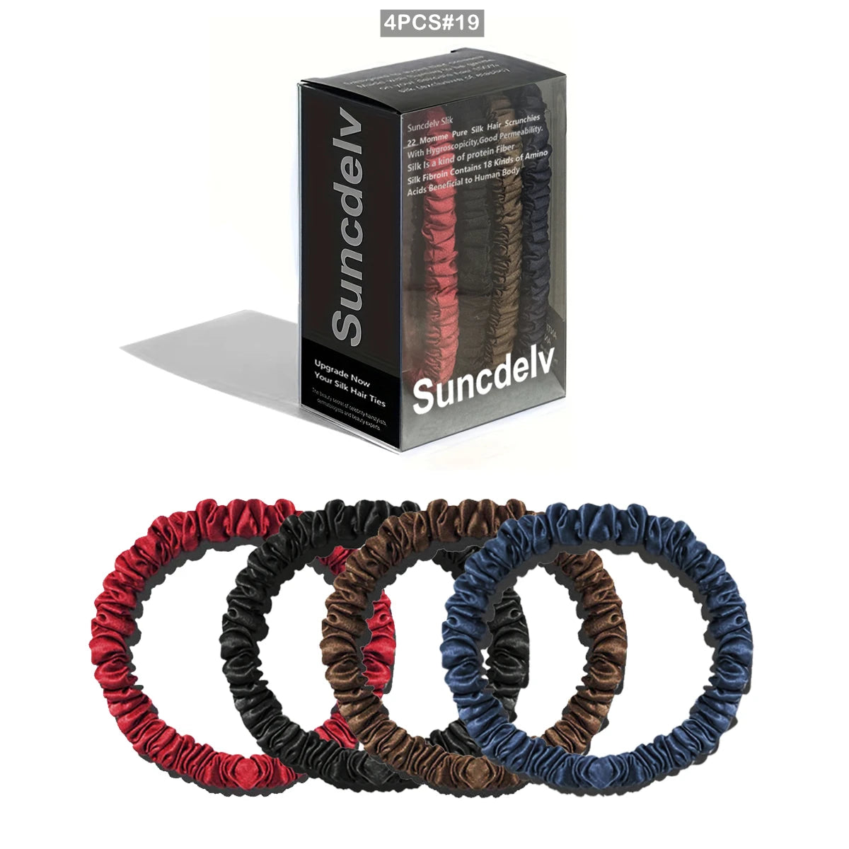 Mulberry Silk Scrunchies Set