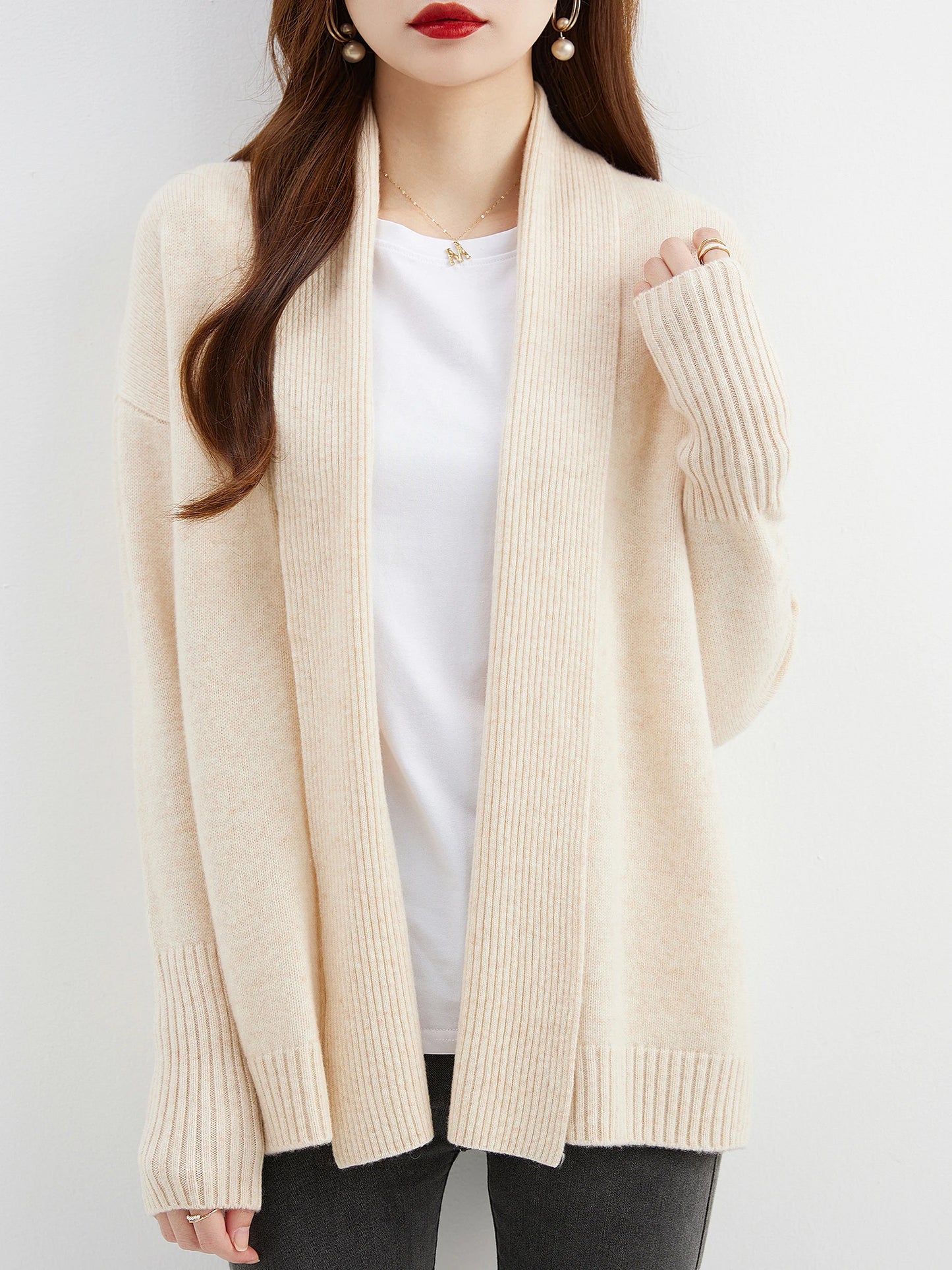 Women's Cardigans 100% Merino Wool Sweater