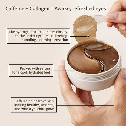 Patchs Yeux Réveil à la Caféine